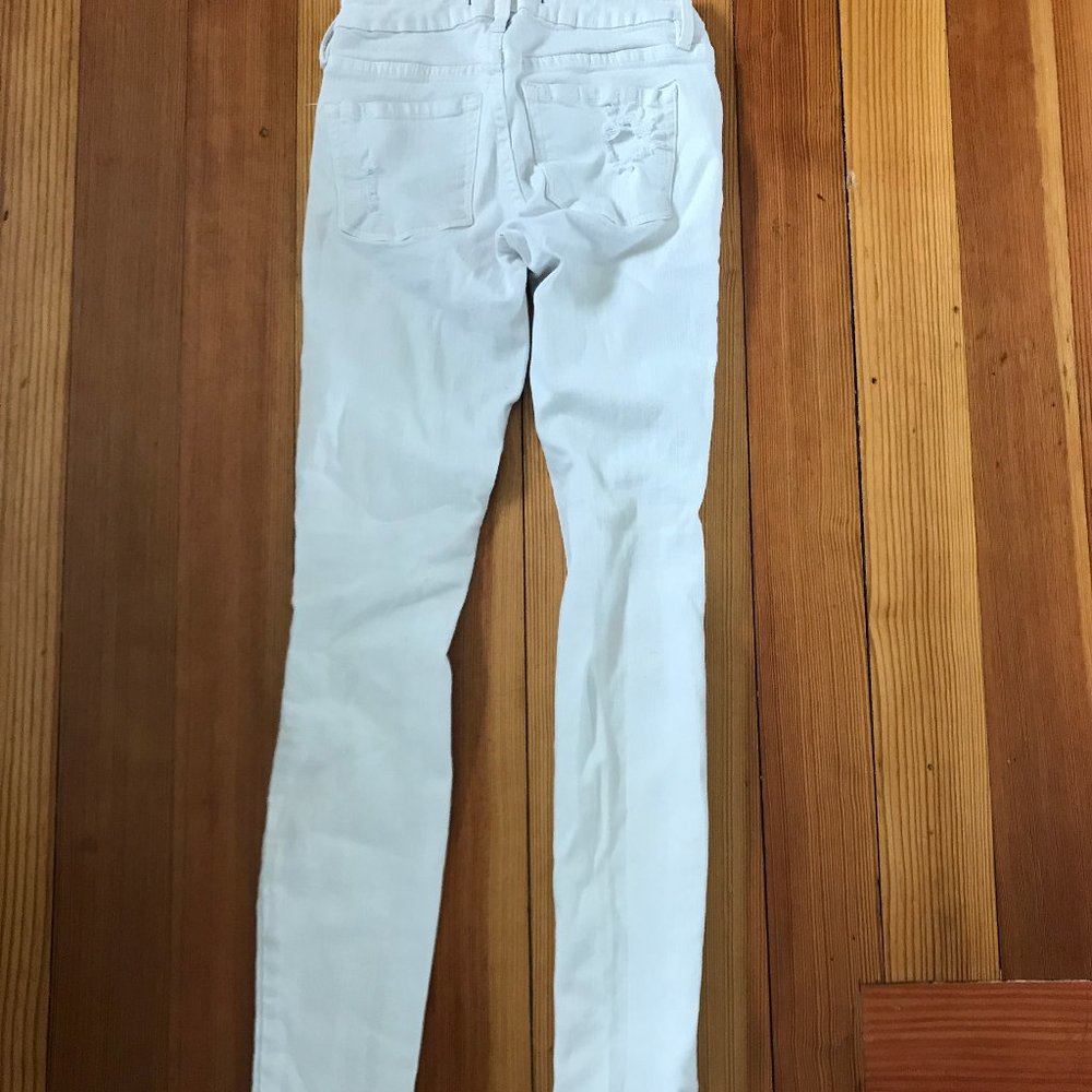 White Ripped Jeans - Picture 3 of 3